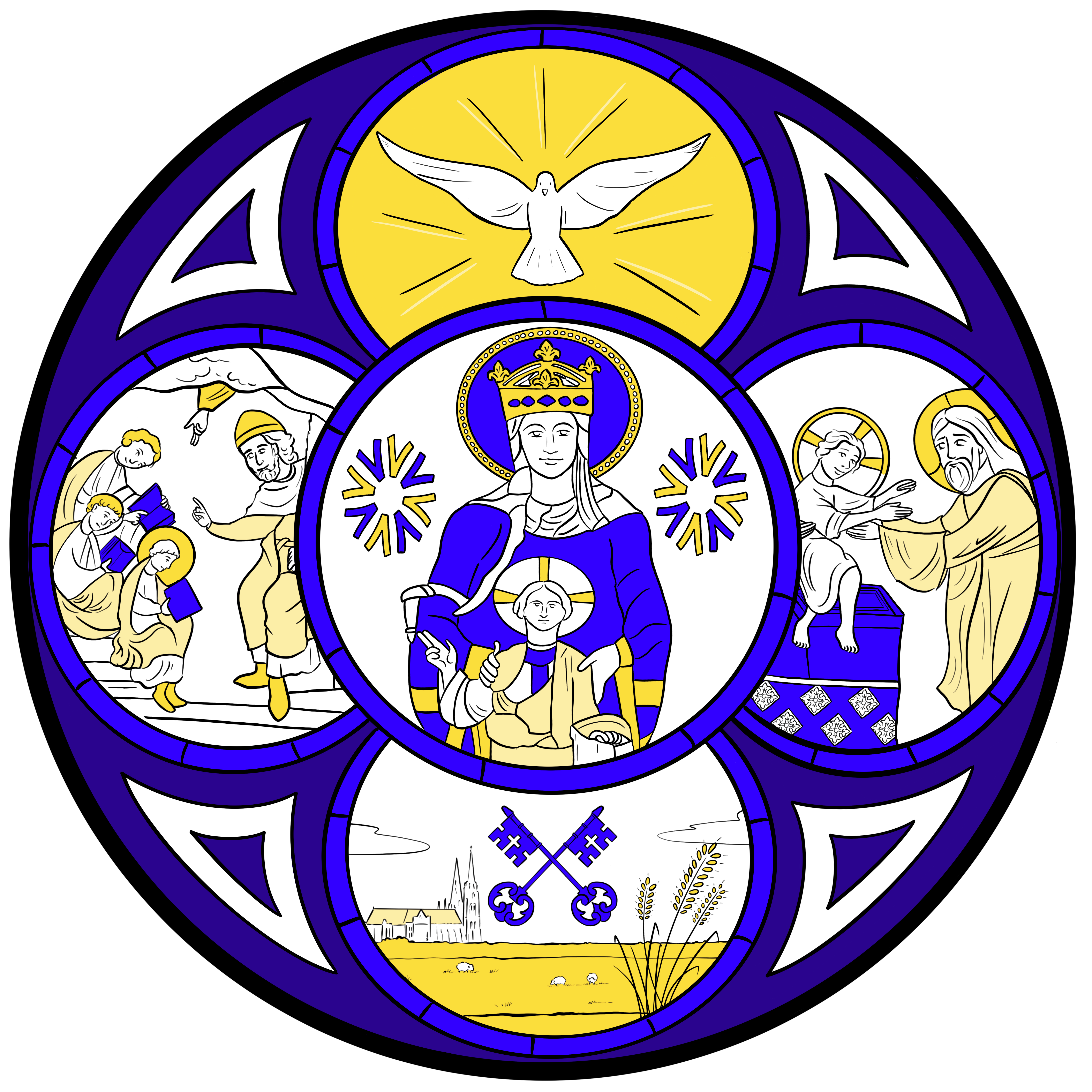 vitrail Ecoles de Vie(s)